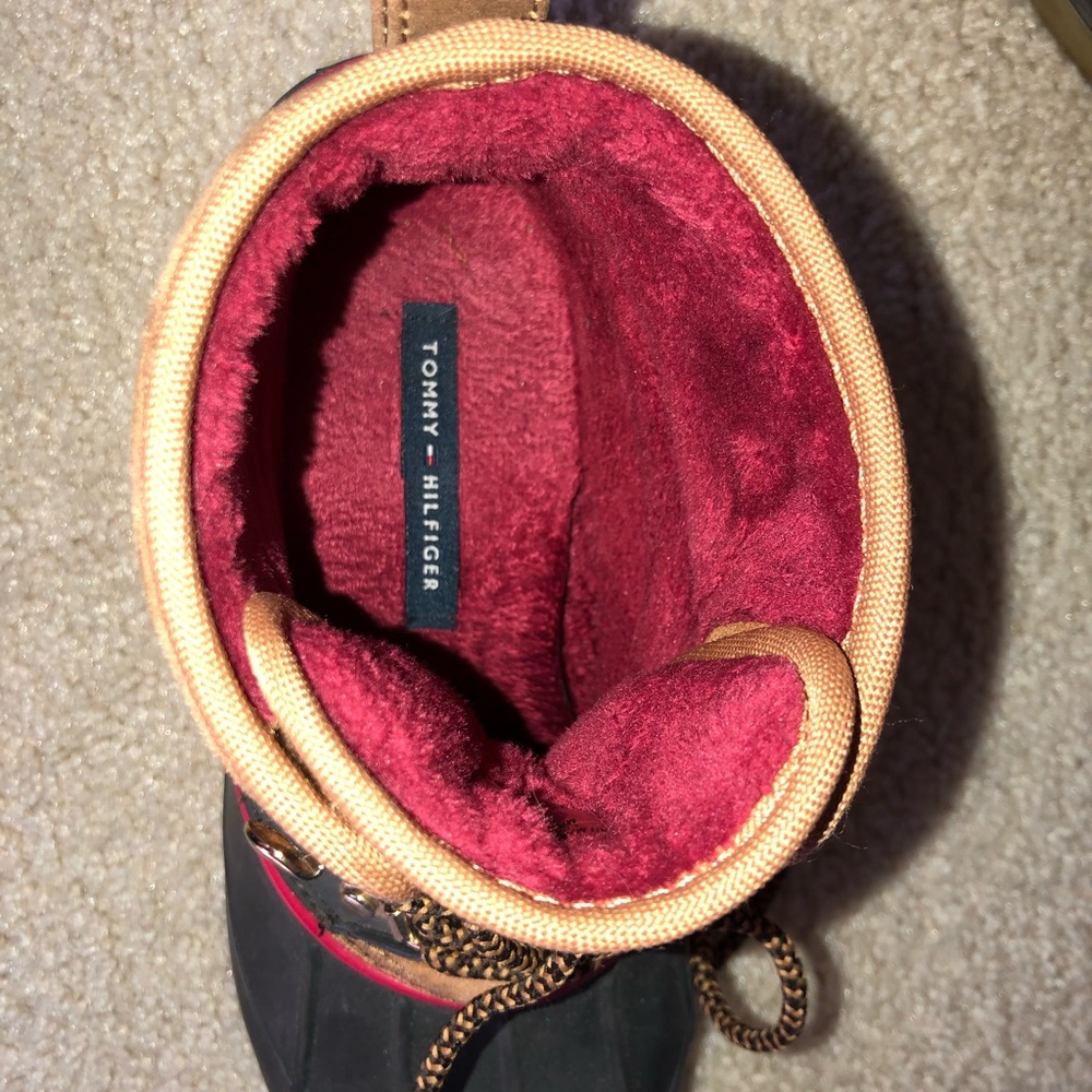 Tommy Hilfiger Black and Brown Ankle Boots - Picture 4 of 5